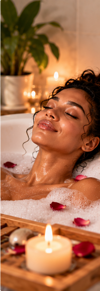 Home spa routine