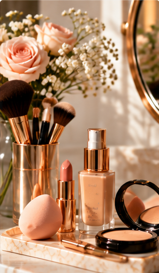Minimalist makeup bag essentials