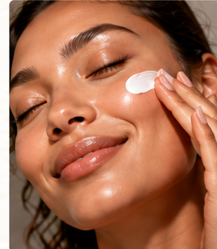 Morning skincare routine