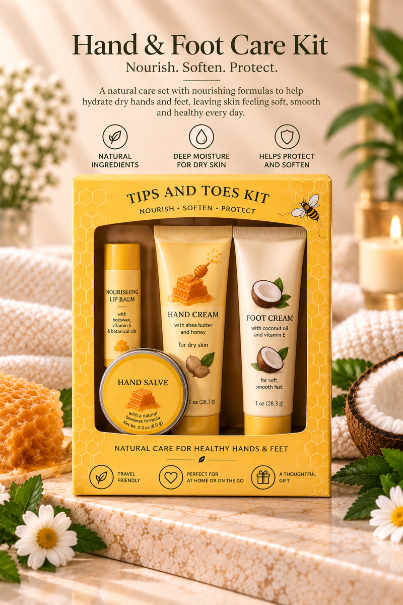 Burt's Bees Tips and Toes Kit